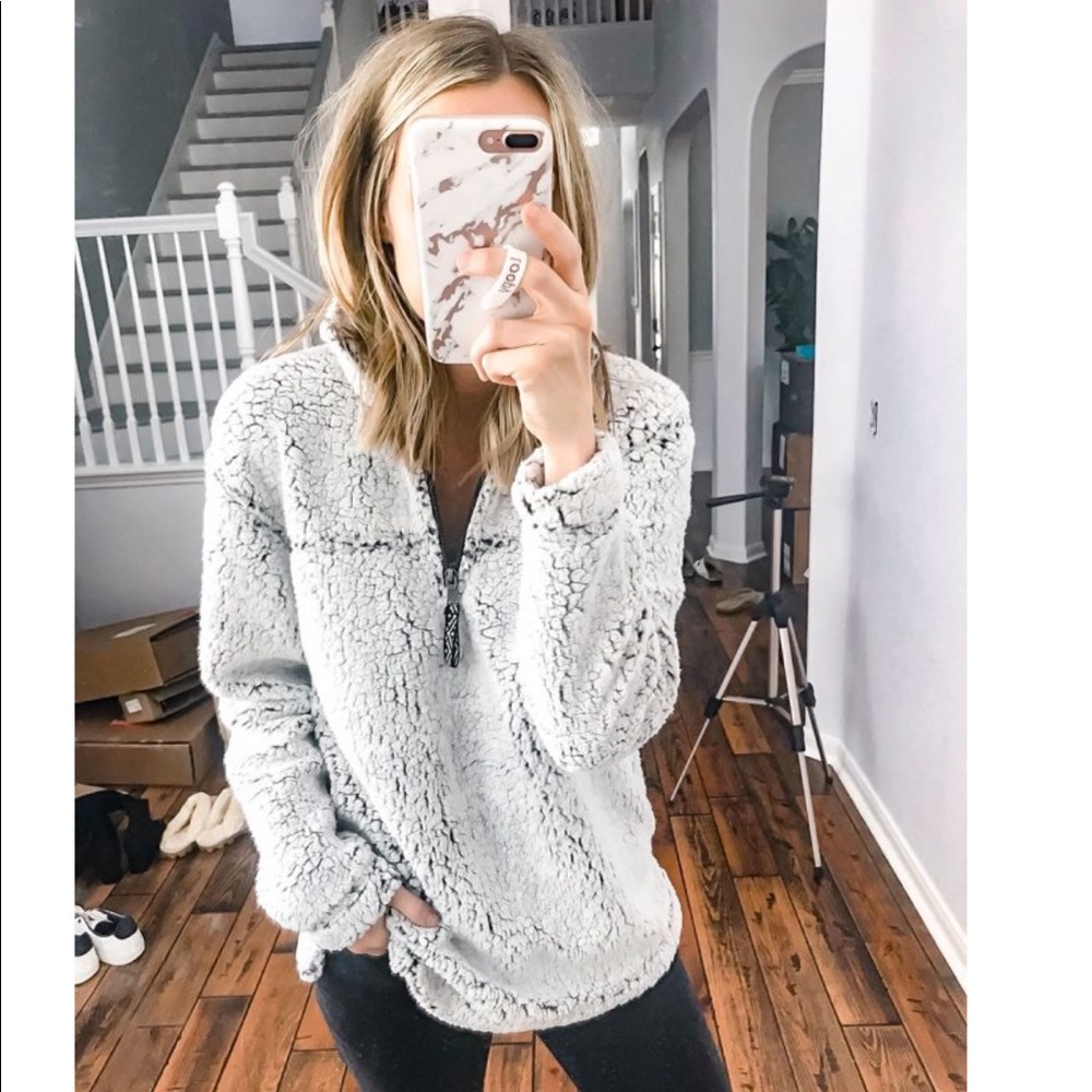 Sherpa Pullover Sweater